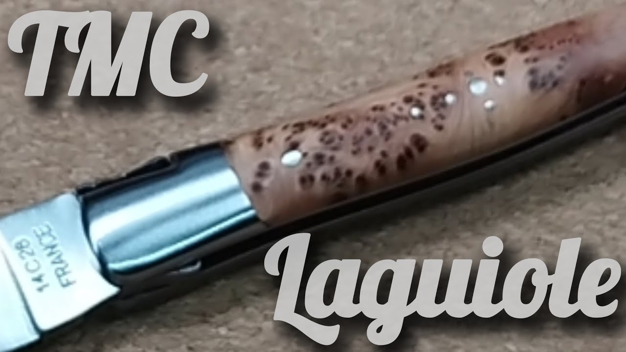 Geschmiedete Biene für 88€ 😱 - TMC Coutellerie Laguiole 12cm in Wacholder/14C28N handmade in France 