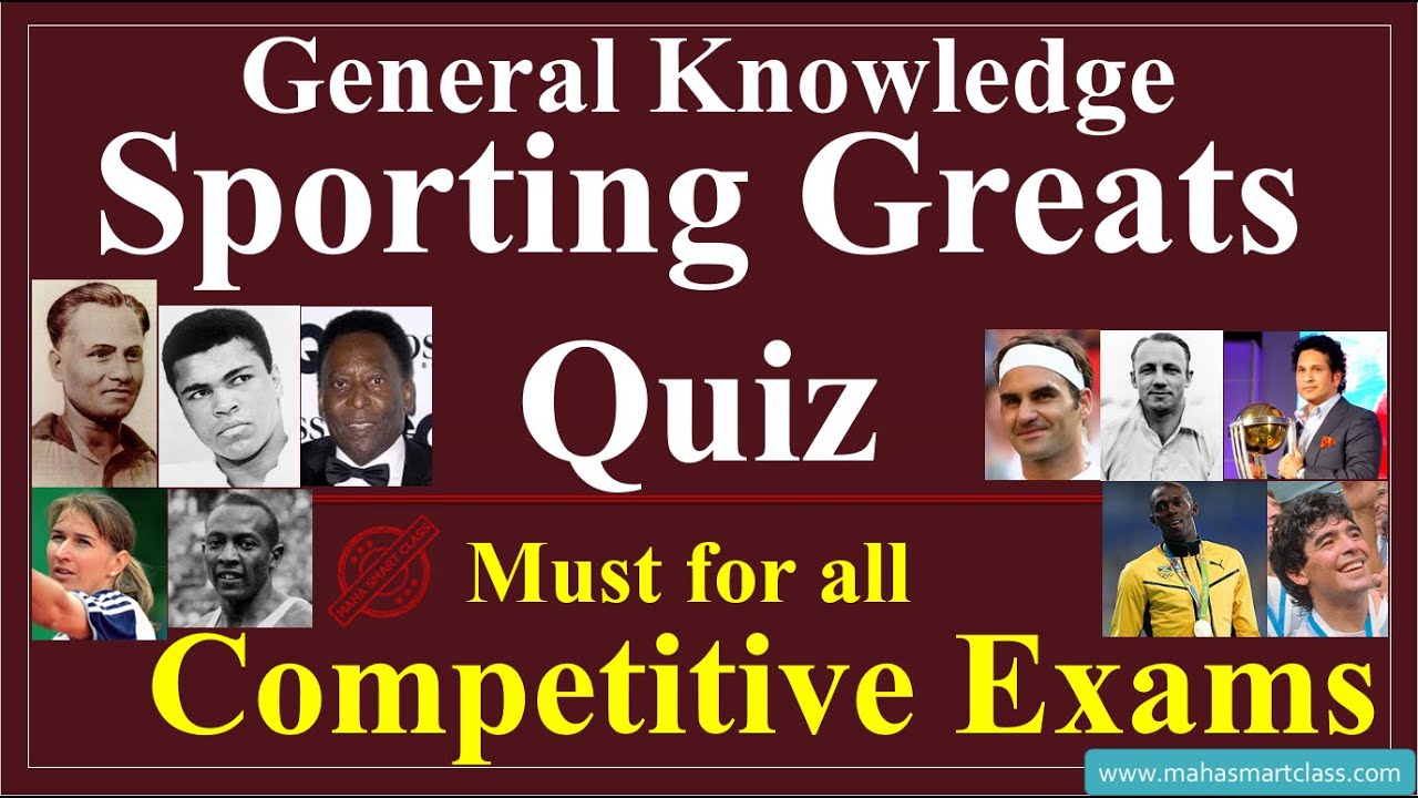 Sporting Greats Quiz | General Knowledge | Sports Legends Quiz