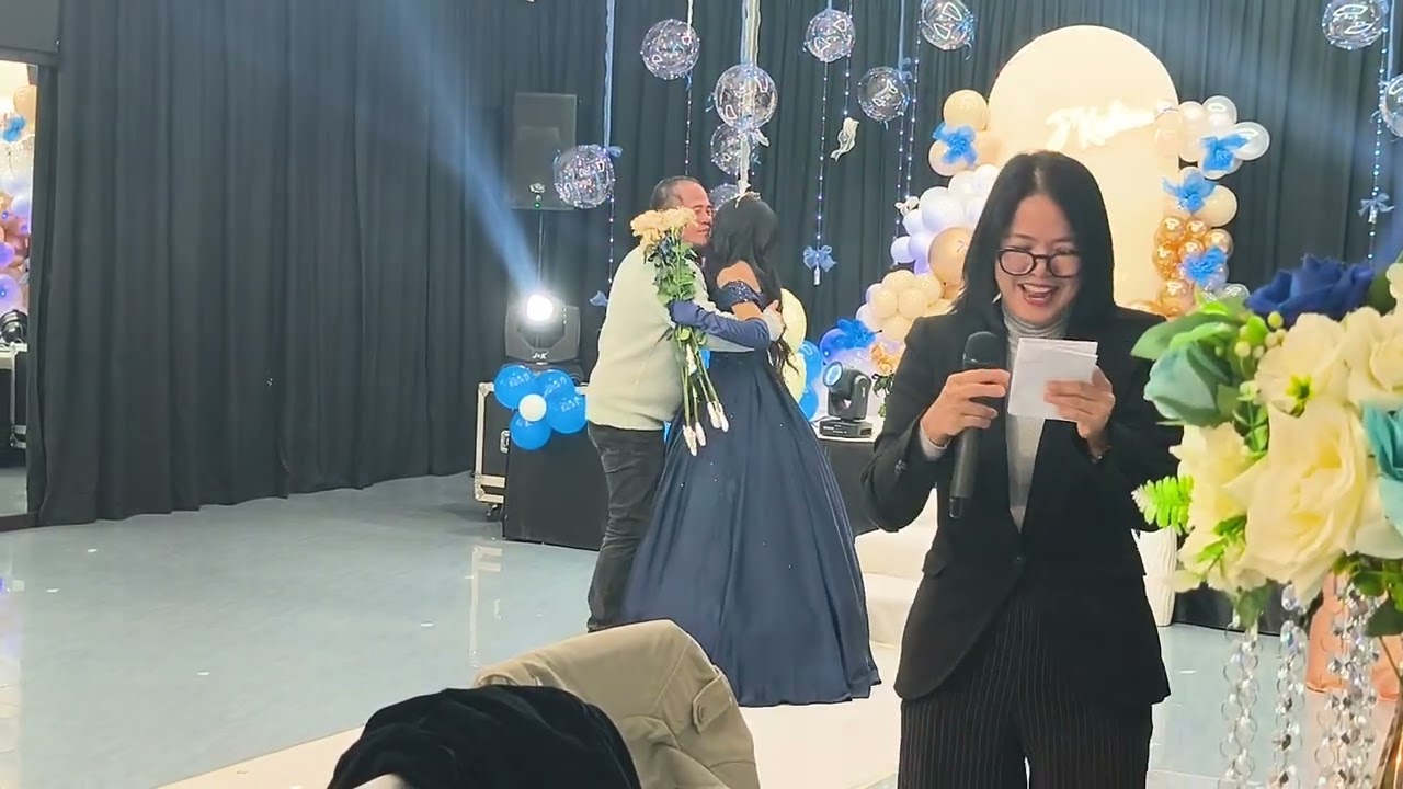 Honey's 18th Birthday with 18 Gentlemen Dance with Roses