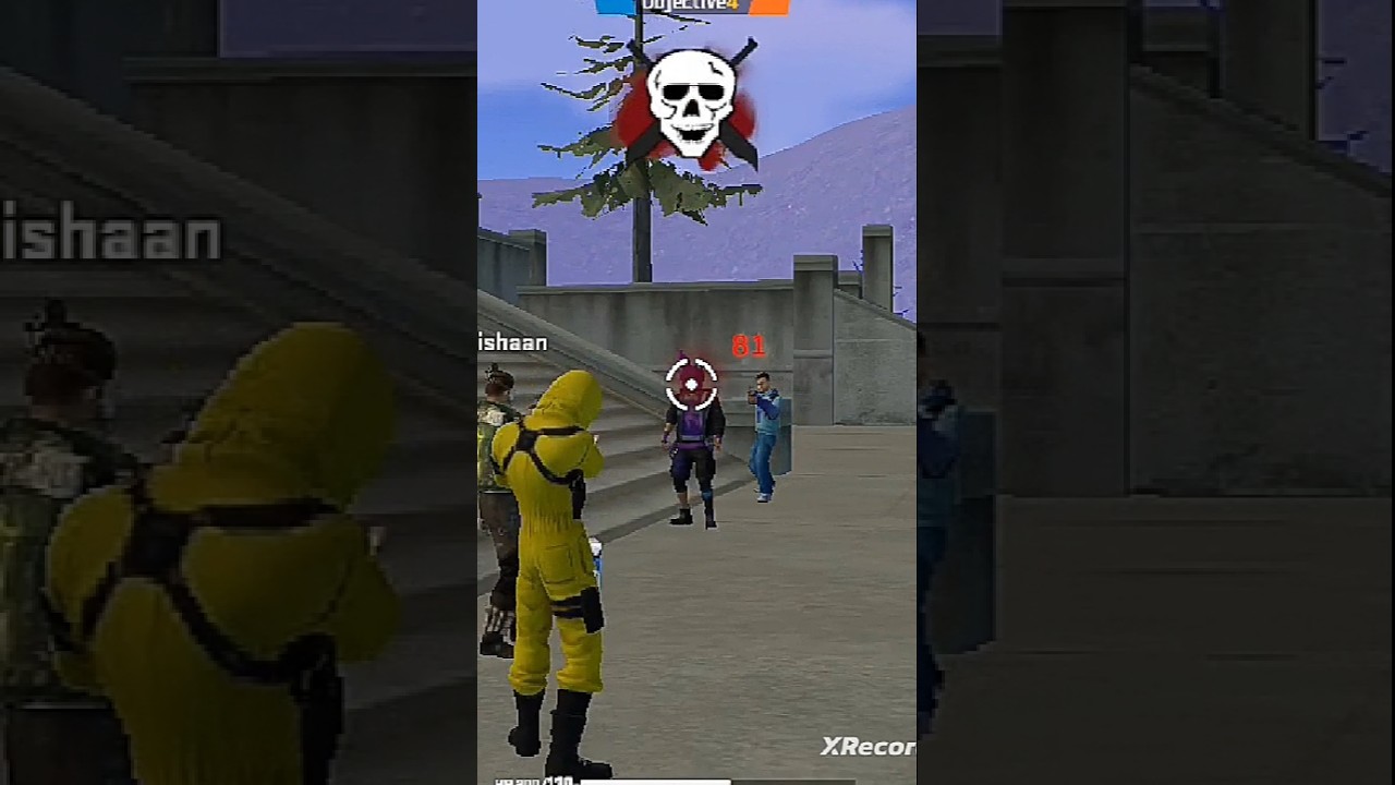 FFI.Game.Dev.Raj.CS Rank.1 vs 4.Gameplay. #freefireindia #foryou #viralvideo #viralshorts #playing