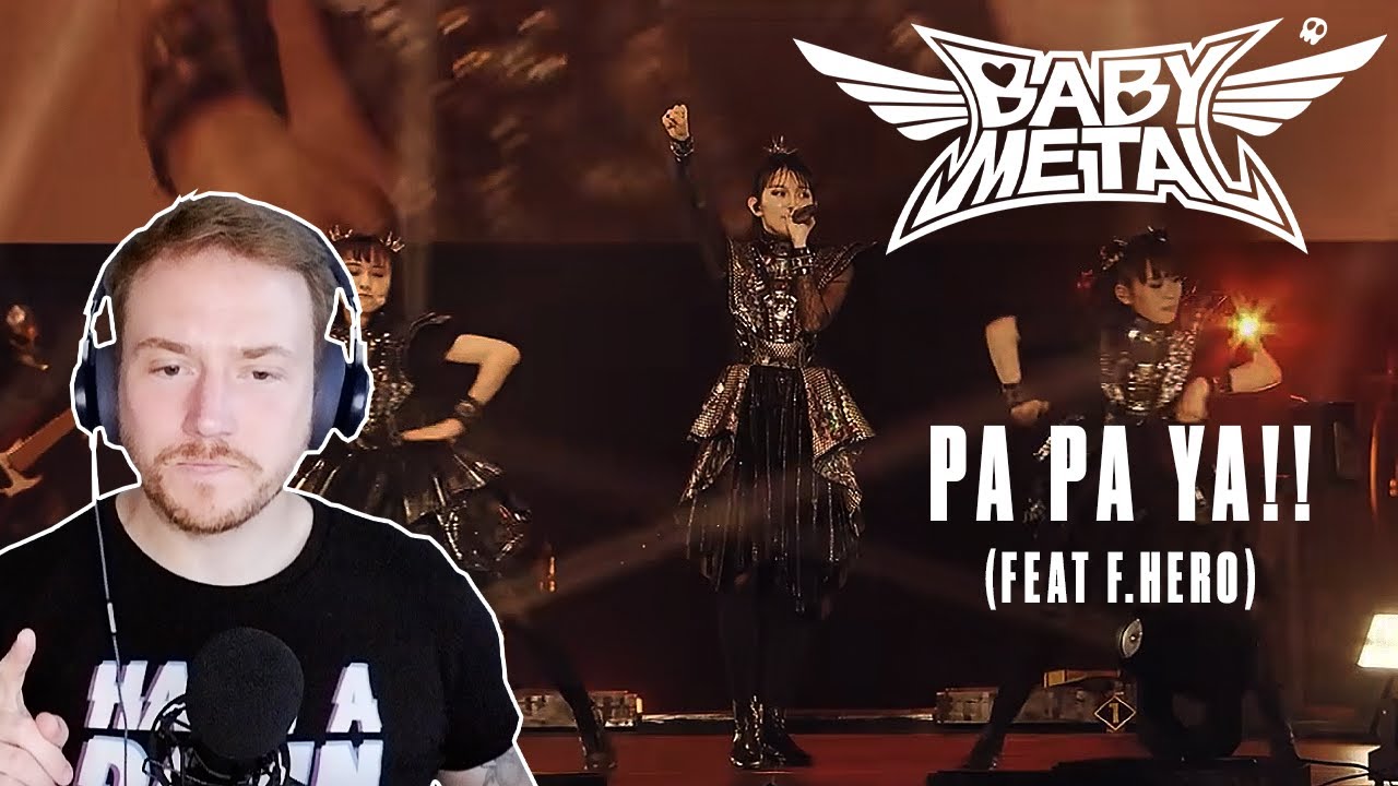 REACTING to BABYMETAL (Pa Pa Ya!! Feat F Hero) 🔥🎤🎸
