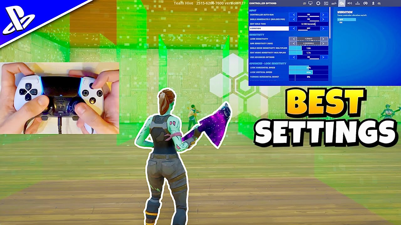 PS5 DualSense EDGE Controller ASMR 😴 + BEST Controller SETTINGS in Fortnite