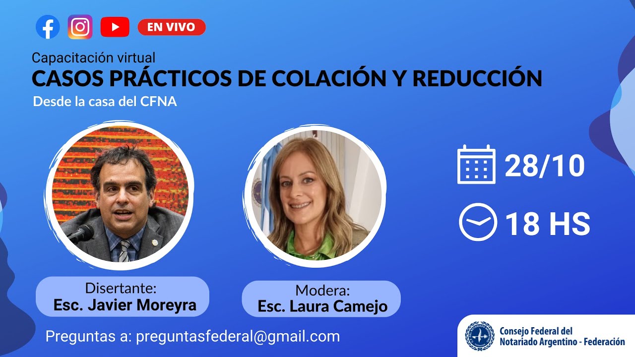 Consejo Federal del Notariado Argentino | Casos prácticos de Colación y Reducción
