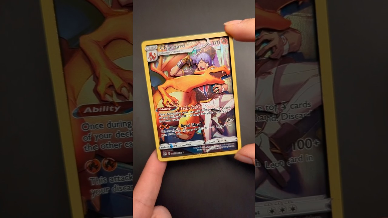 I made a Charizard 3D Pok&eacute;mon Card 🔥