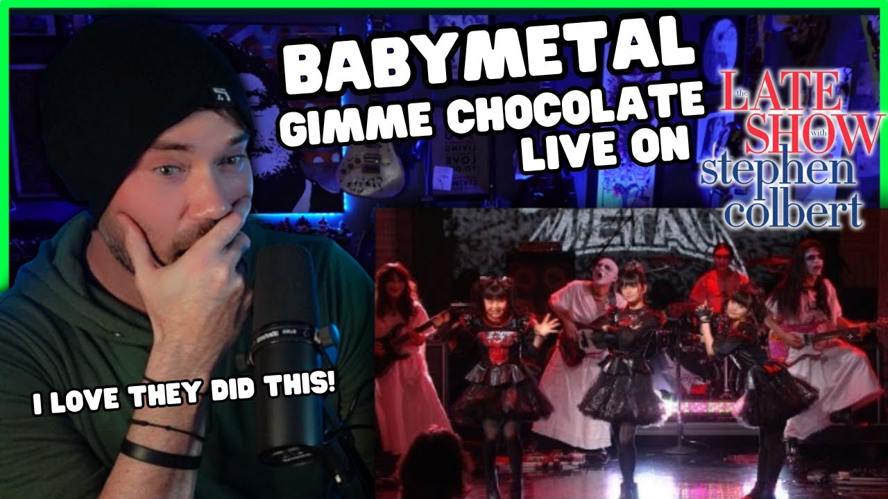 Metal Vocalist Reacts - BABYMETAL - Gimme Chocolate!! (The Late Show with Stephen Colbert)