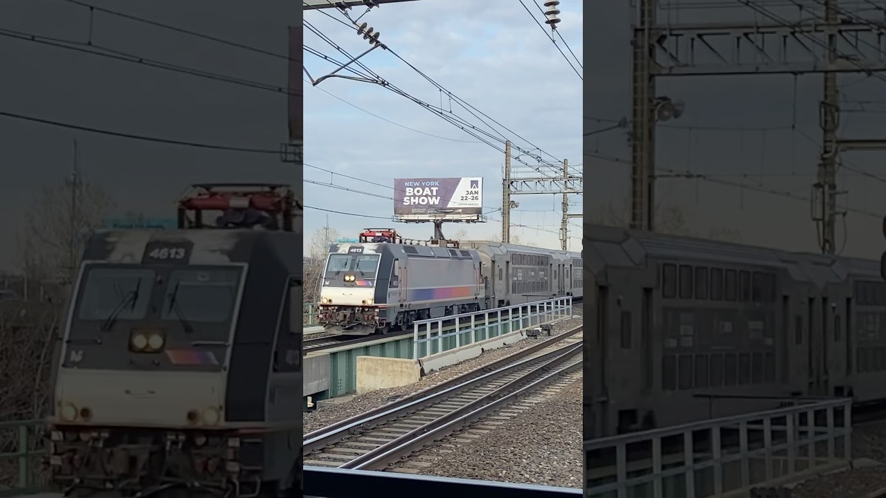 NJT ALP46 Flying by #njt #njtransit #railfanning #northeastcorridor #trains #railfan #trainspotting