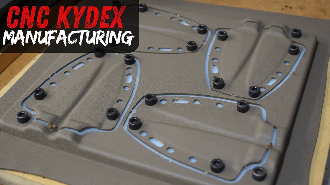 Изготовление чехлов из Kydex на станках с ЧПУ — как я изготавливаю чехлы за считанные минуты, исп...