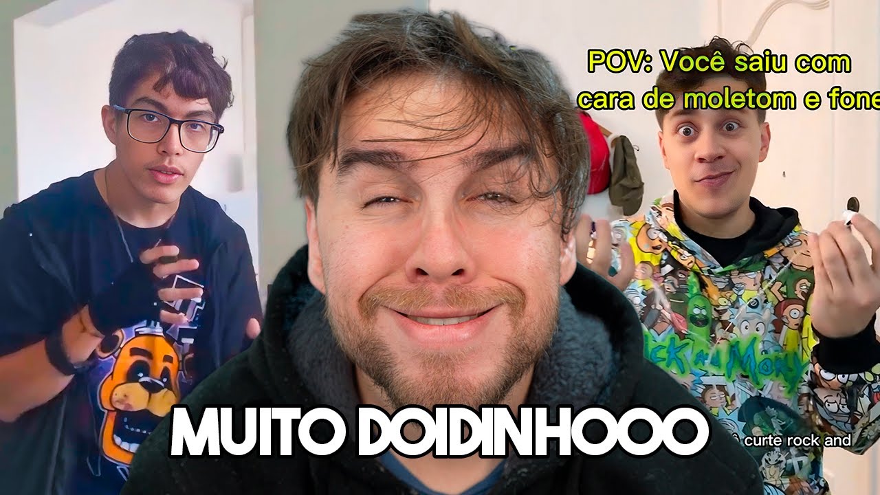 Aquele menino que se acha doidinho e diferentão