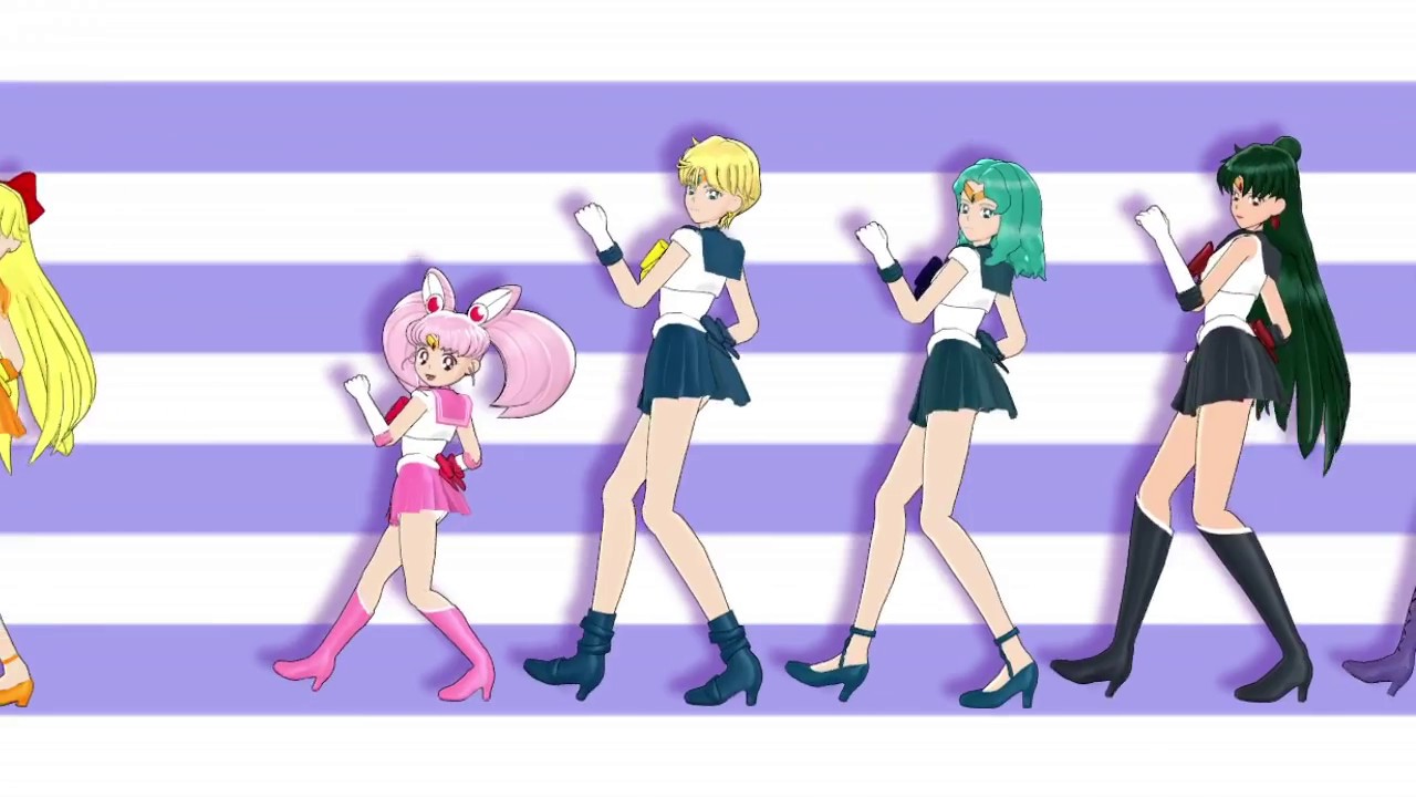 【MMD Precure】プリキュア＋セーラームーン１１７人でEDメドレー【MMD SailorMoon】