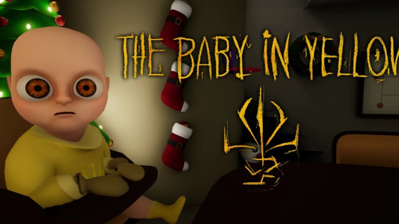 The baby in yellow horror game (old version)