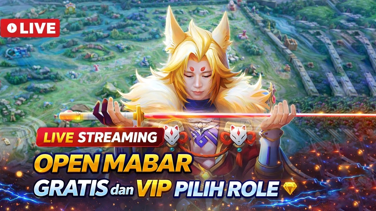 🔴 OPEN MABAR GRATIS DAN VIP LESGOW KING ❗ LIVE STREAM MOBILE LEGENDS BANG BANG
