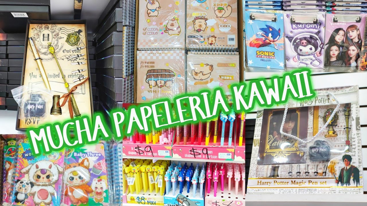 Plumones, libretas, material de arte, papelería kawaii y más #nayech 