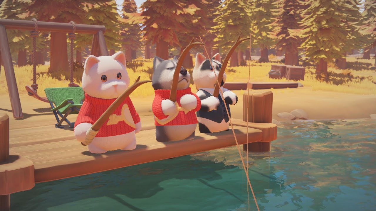 [ 🔴 LIVE ] Fishing in Party Animals with Honey | Comfy Stream
