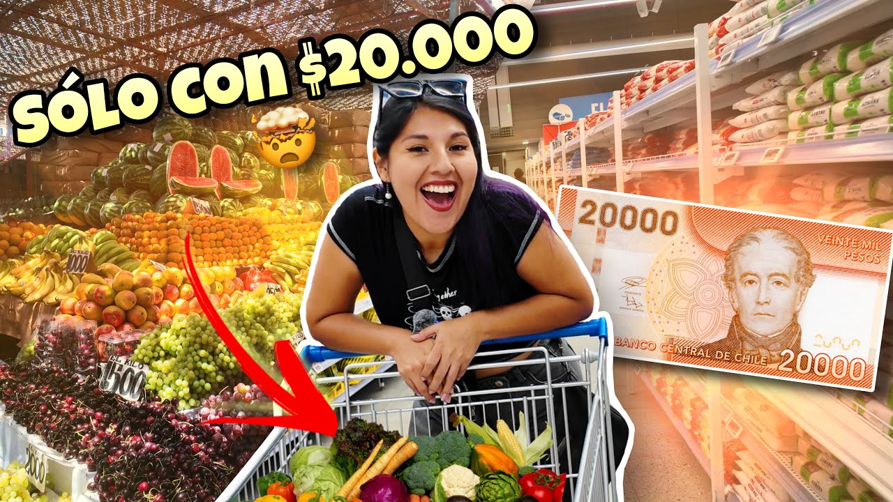 &iquest;SE PUEDE comer sano con $20.000 en Chile? Lo intent&eacute; y esto paso...👀💸