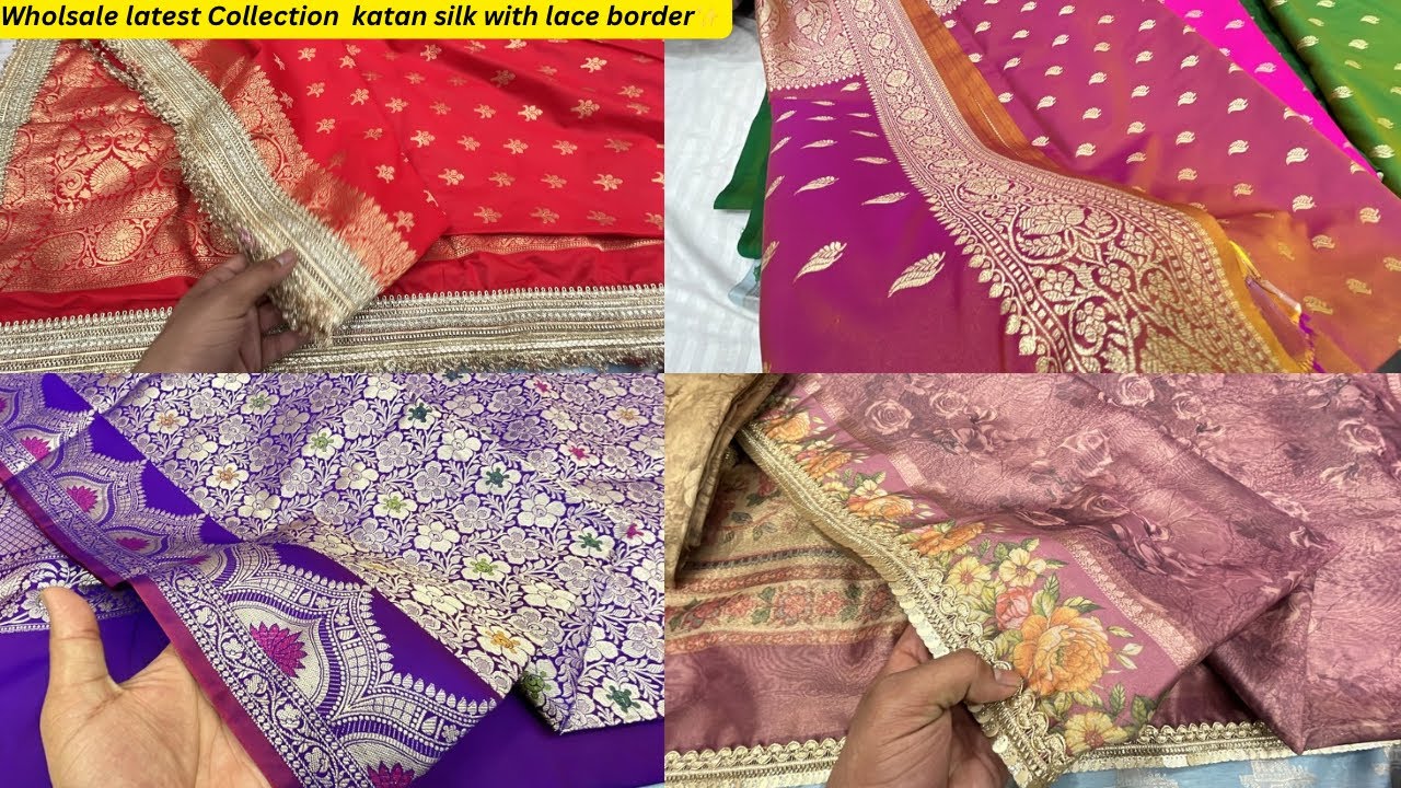 Wholsale Banarsi saree collection tissue handwork and katan silk Khimkhwab etc ✨