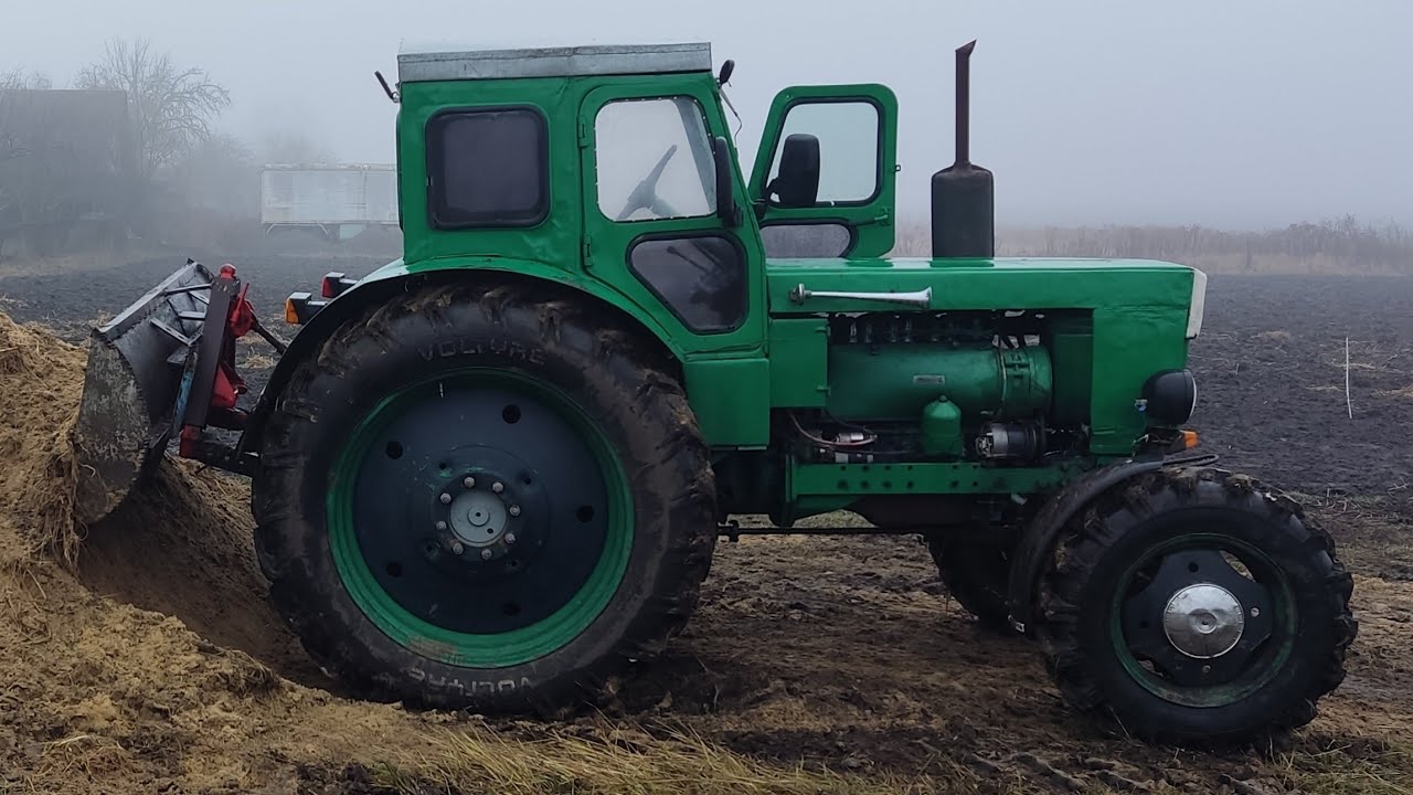 снегоуборочная лопата на Т-40АМ из металлолома.