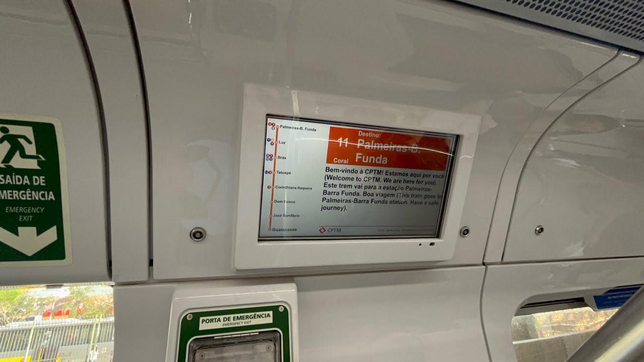 CPTM Série 8500 Trecho Entre Guaianases e Corinthians Itaquera - Linha 11 Coral 