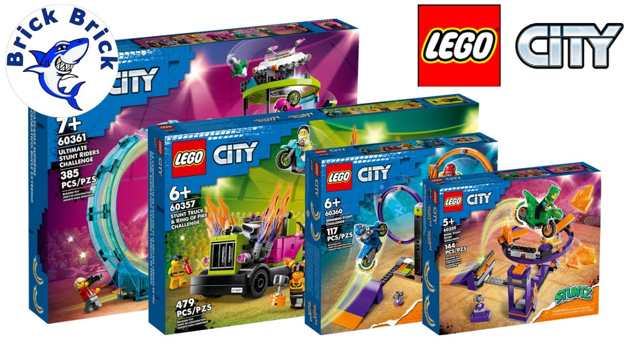 LEGO City Stuntz Sets Winter 2023 - Speed Build Review