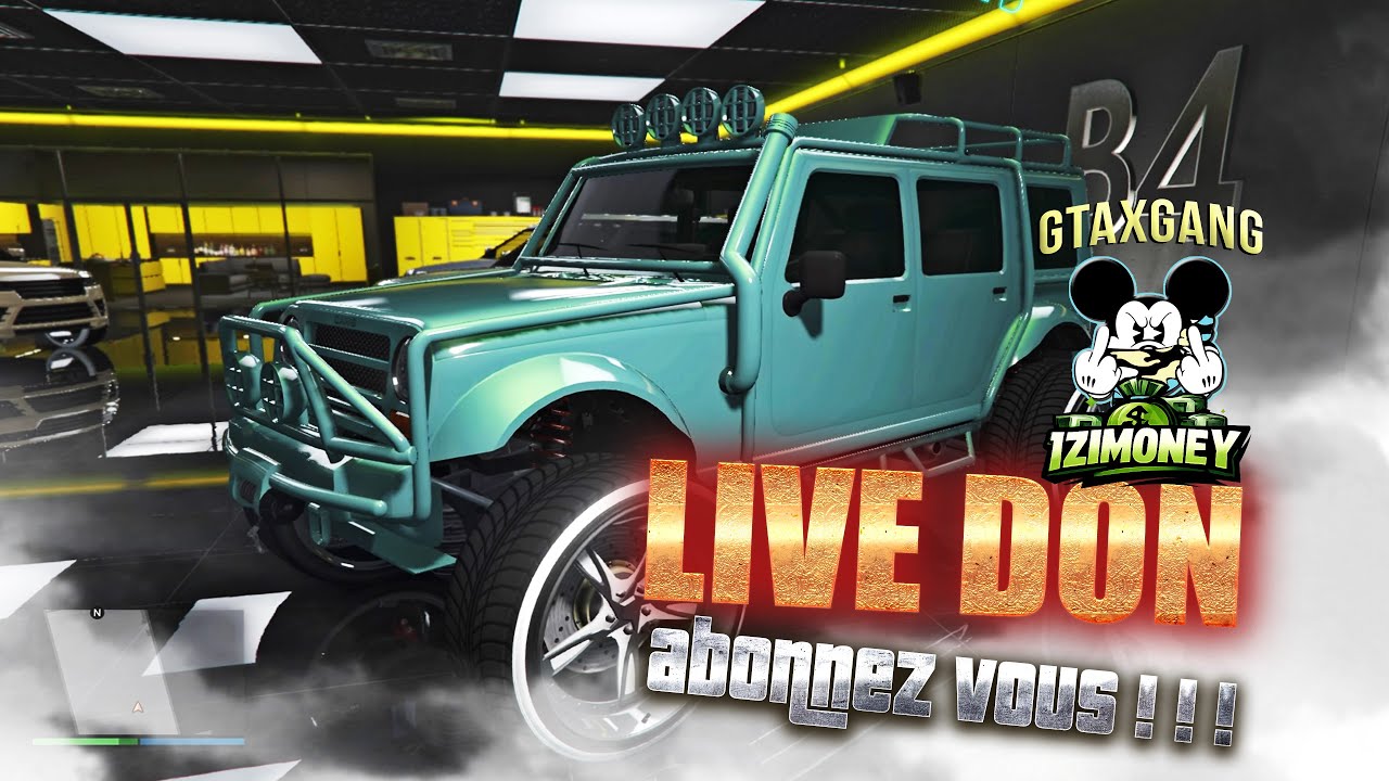 LIVE DON DE VÉHICULE PS4 // GTAXGANG
