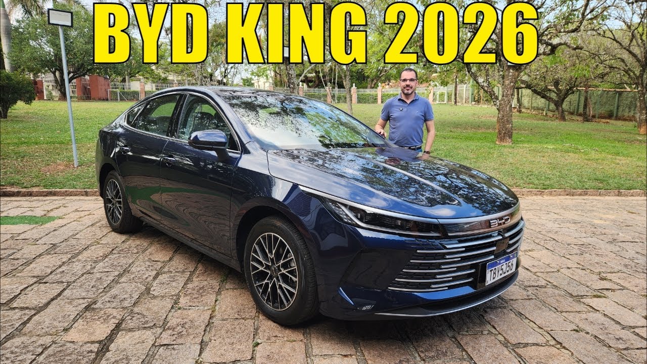 Avaliação: BYD King 2026 - Autonomia, consumo, e o que mudou em detalhes