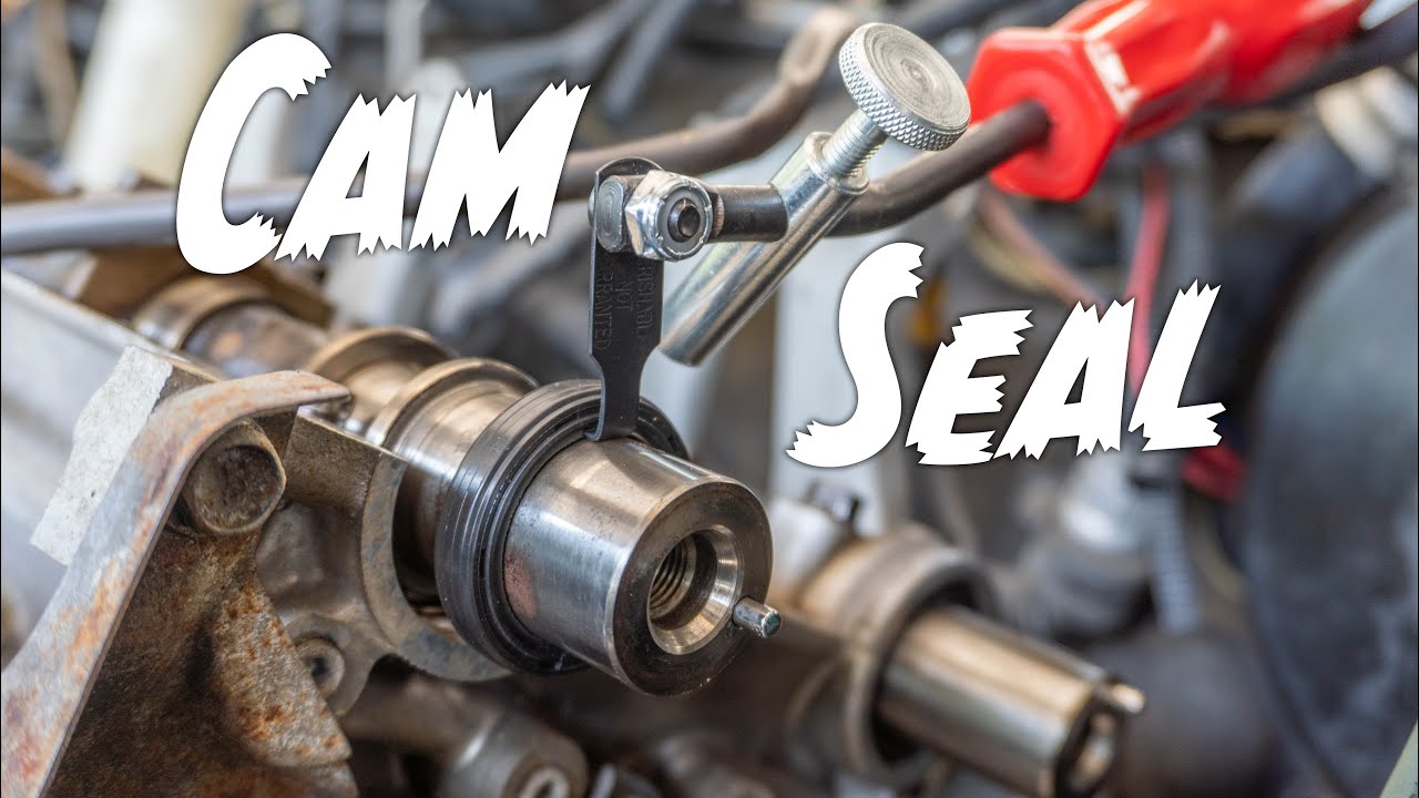 How to REPLACE a Cam Seal! (timing belt + oil leak fix)