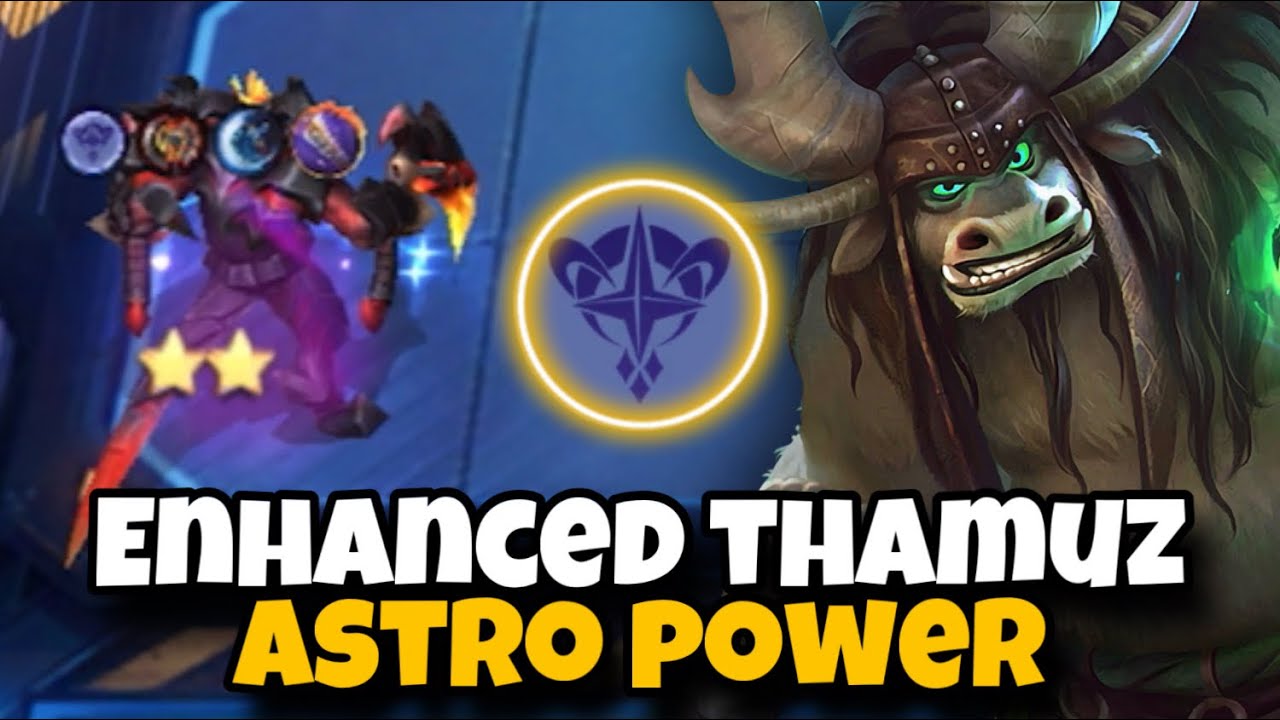 ENHANCED THAMUZ ASTRO DOMINATE MAGIC CHESS GOGO | MAGIC CHESS MLBB
