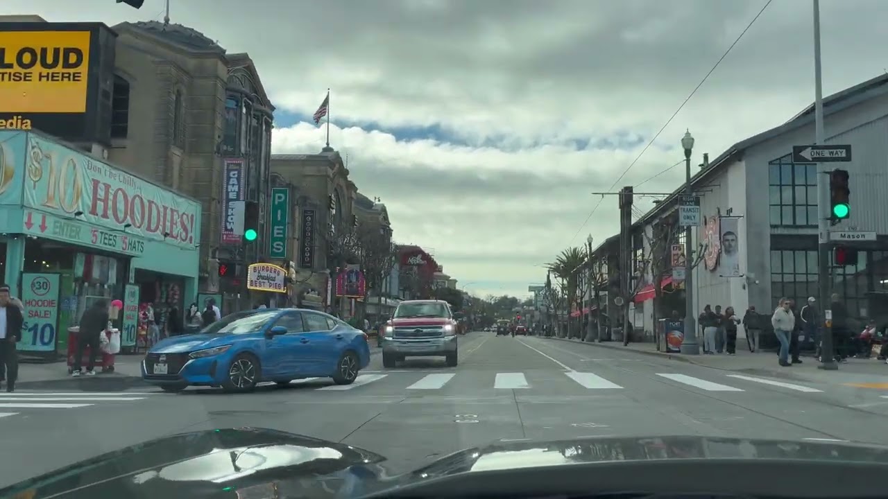A C7 Corvette Drive Through Fisherman’s Wharf