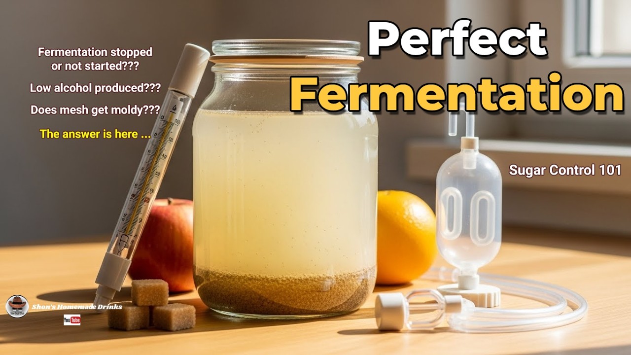 ✅ Why Fermentation Stops Early – How to Get Higher Alcohol Yield at Home