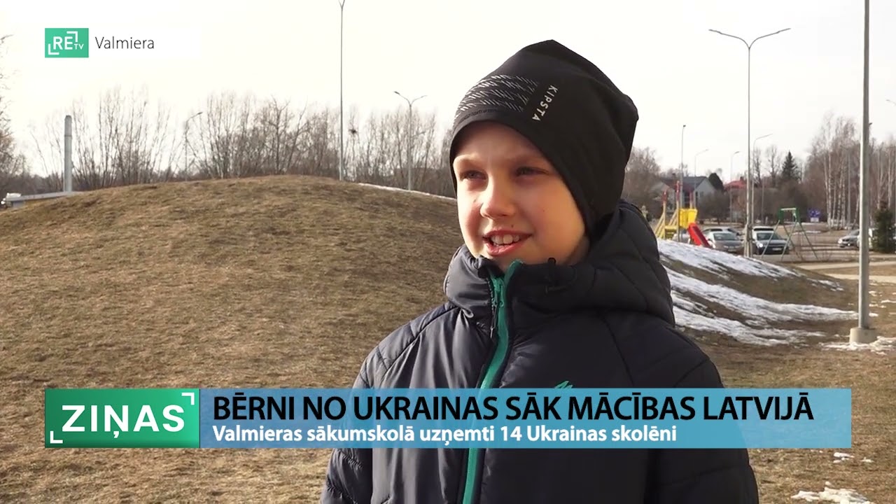 ReTV: Valmieras sākumskolā mācības uzsāk 14 bērni no Ukrainas