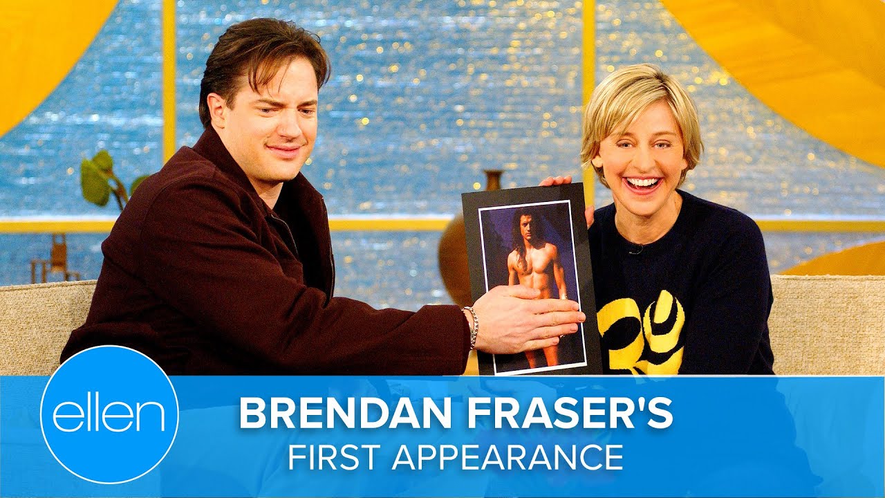 Brendan Fraser's First Appearance on 'Ellen'
