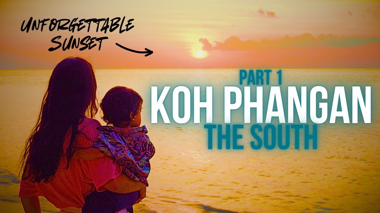 Journeying to KOH PHANGAN's South (We messed up) | A Paradise Cafe, Pantip Market & Baan Tai Sunset