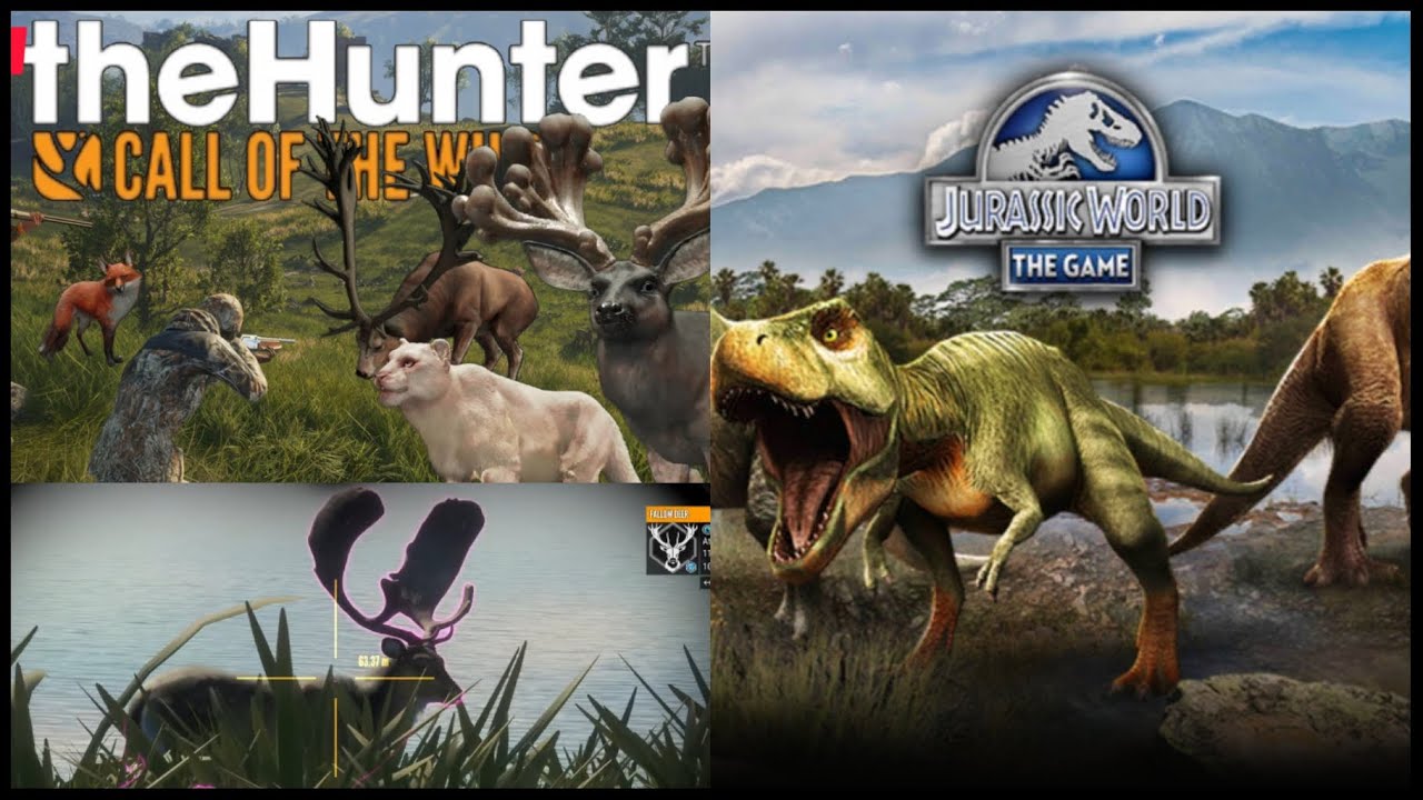 🔴LIVE- Jurassic World The GAme| theHunter: Call of The Wild