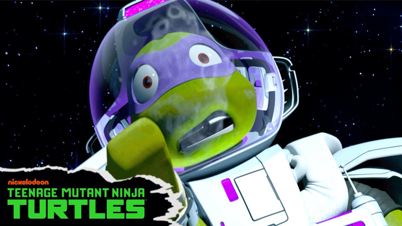 The Ninja Turtles Travel To SPACE 🚀 | Full Scene | Teenage Mutant Ninja Turtles