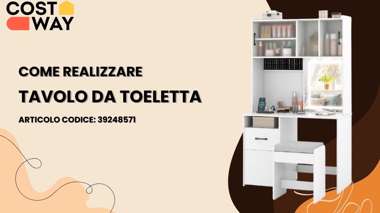 Come realizzare questo tavolo da toeletta?