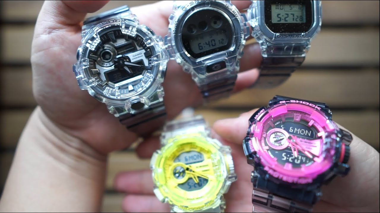 G-Shock 2019 New Clear Skeleton Series Preview & Unboxing
