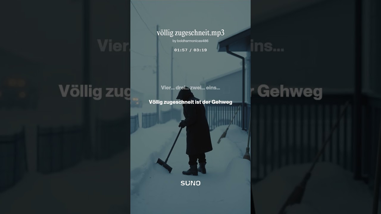 völlig zugeschneit