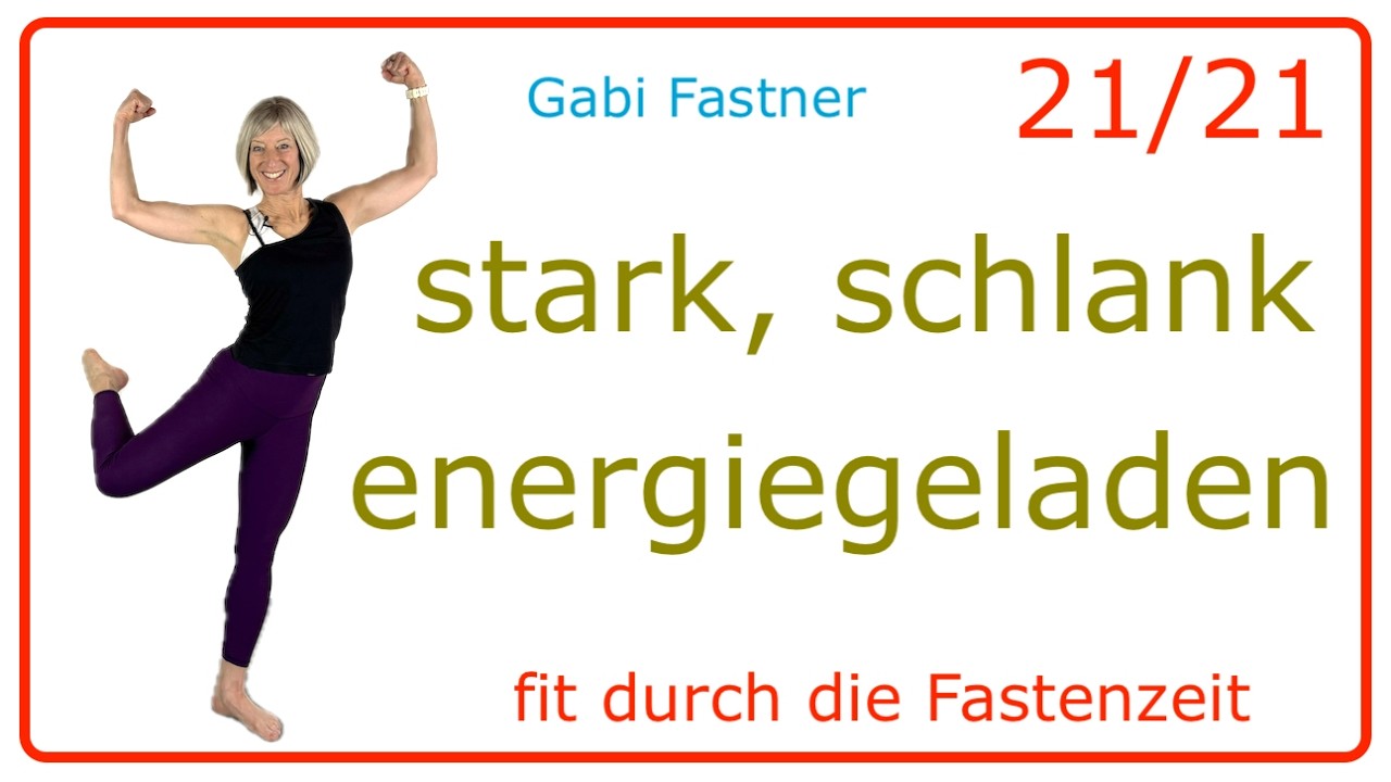 21/21 ☀️ 33 min. stark, schlank & energiegeladen. Isometrische Kraft & Ausdauer, Training im Stehen
