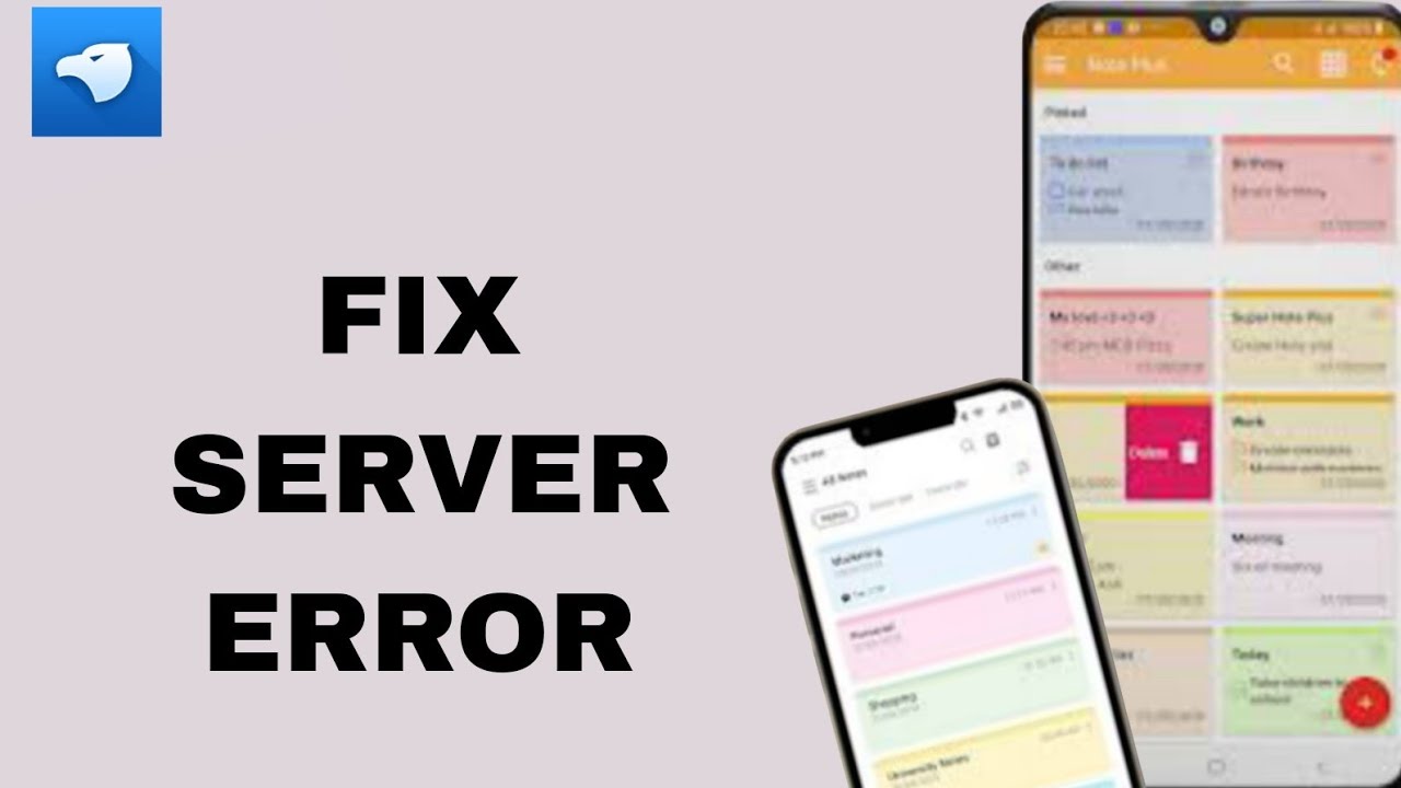 How To Fix And Solve Server Error On Notepad App | Easy Fix