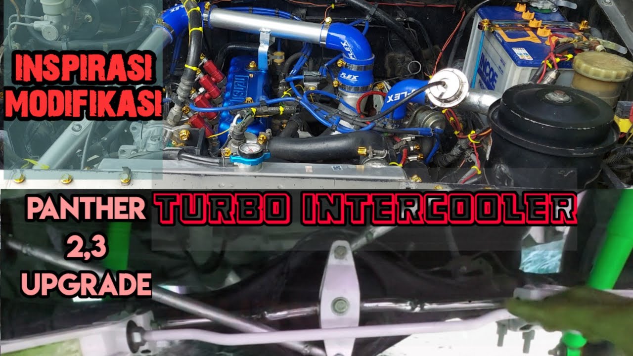 Isuzu panther 2,3 pasang turbo intercooler #panther #crosswind