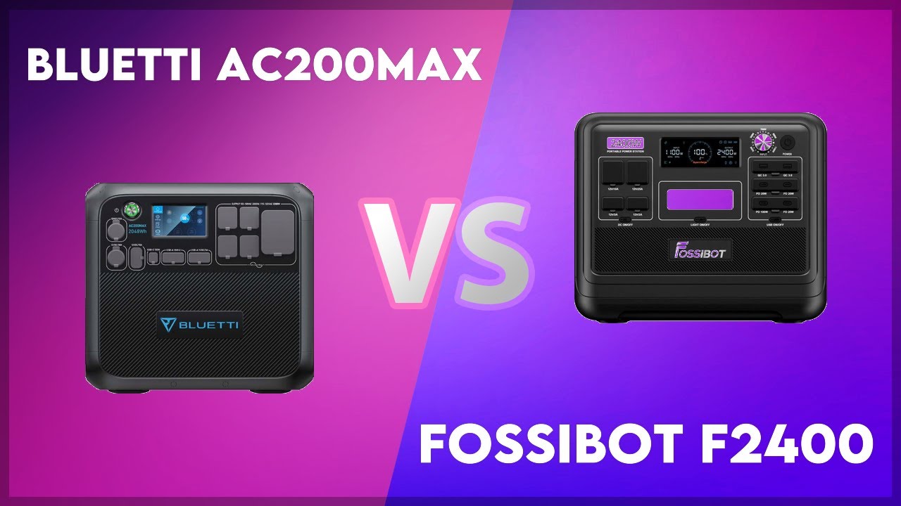 Bluetti AC200MAX vs Fossibot F2400 Technical Comparison