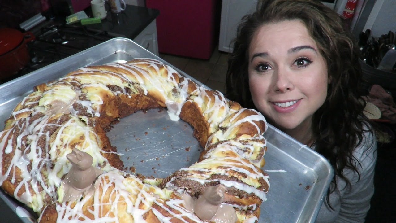 Rosca de reyes rellena de chocolate con nuez/VERSIÓN FACIL SIN AMASAR NI MORIR/Marisolpink