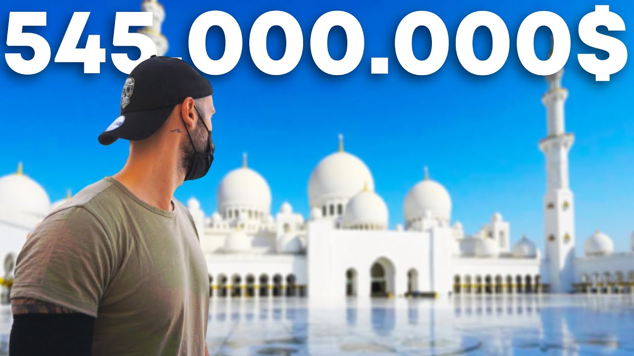 Dentro la MOSCHEA da MEZZO MILIARDO di Abu Dhabi