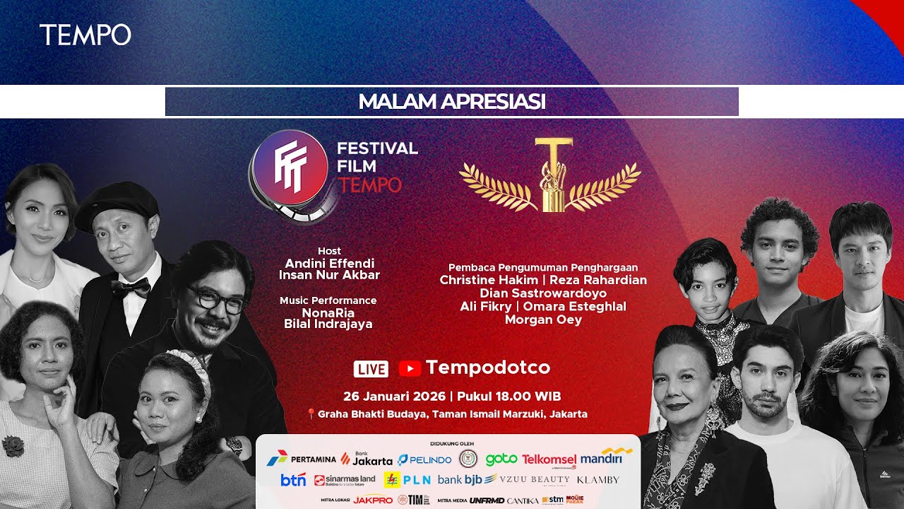 LIVE! Malam Penghargaan Festival Film Tempo 2025