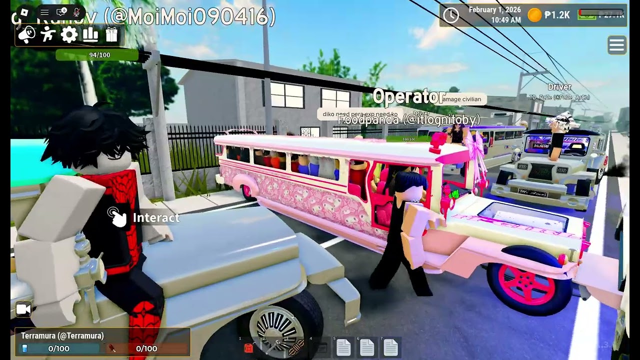 Traffic nanaman sa Matungao, Gitgitan at Harangan ng mga Kamote sa Diesel n Steel, Roblox
