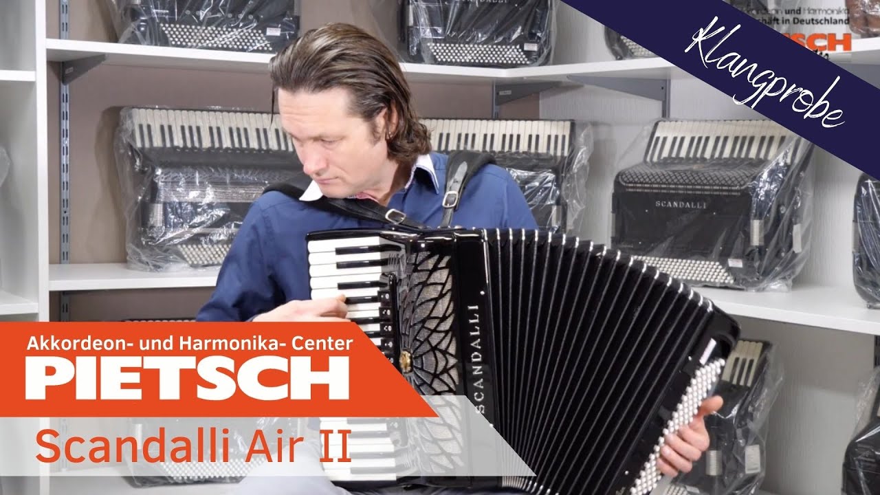 Akkordeon - Scandalli Air II (mit Cassotto) - Klangprobe