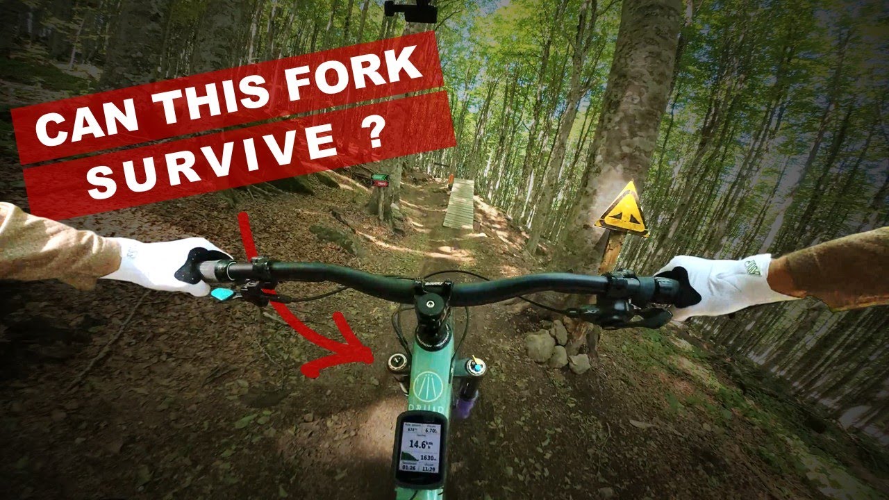 I Tested a Trail Fork at an Enduro Bike Park &ndash; Big Mistake or Genius?