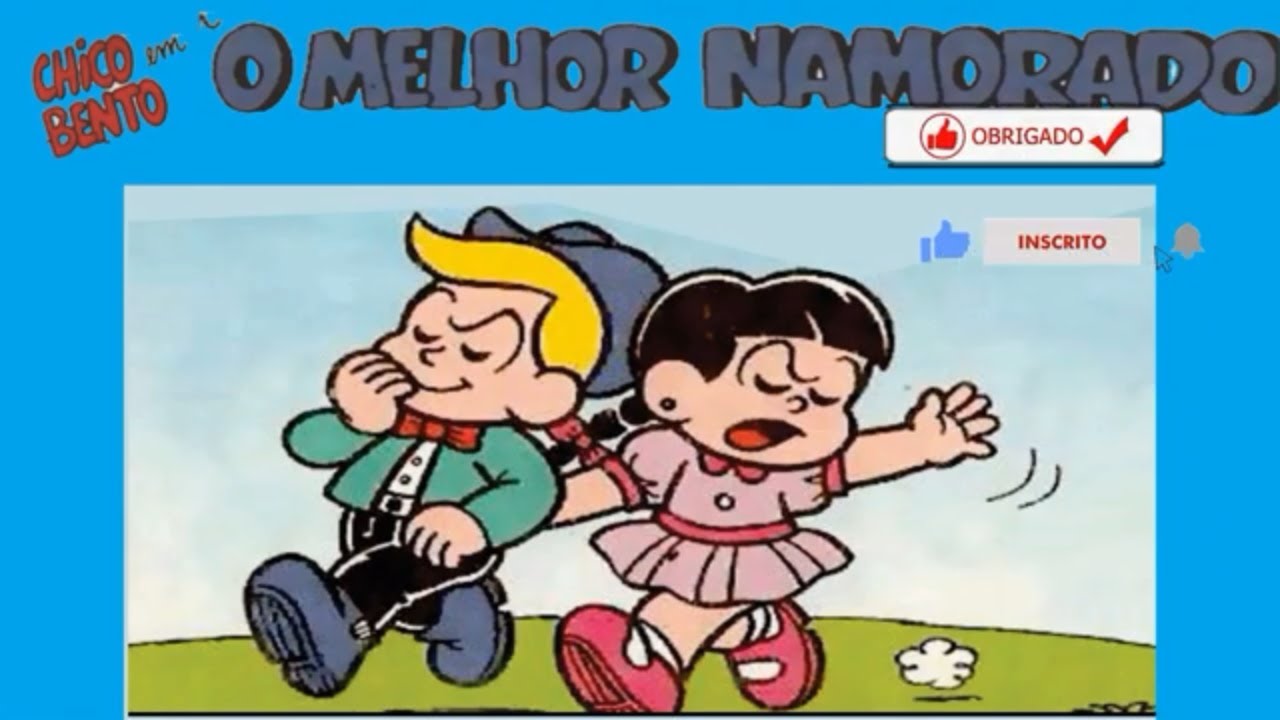 GIBI CHICO BENTO EM  MELHOR NAMORADO l TIRINHA CHICO BENTO #chicobento#turmadamonica #gibichicobento