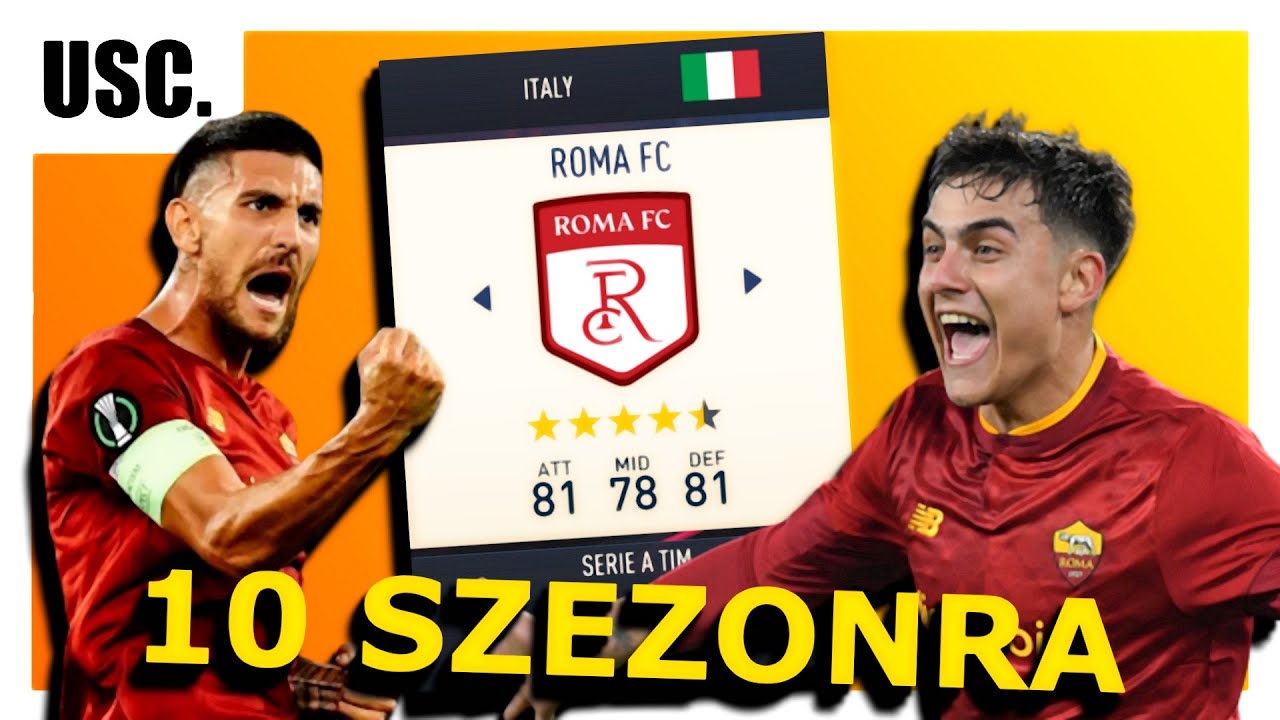 AS Roma menedzsere lettem 10 szezonra...