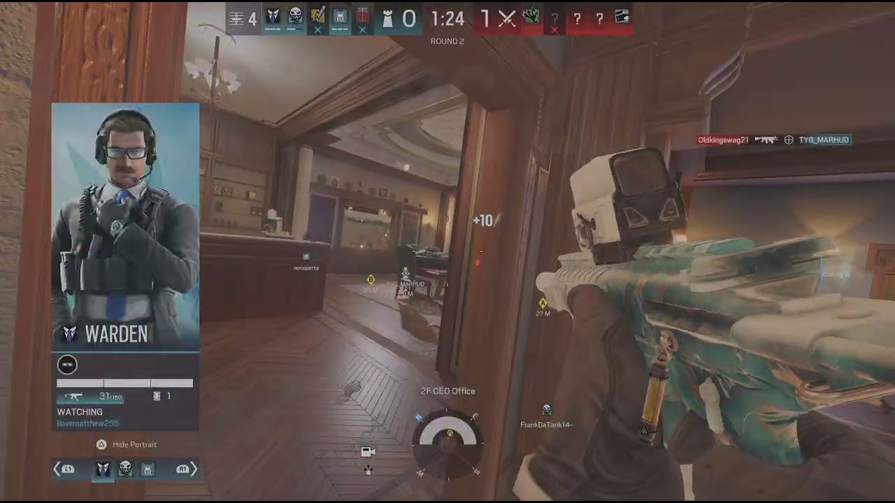 Tom Clancy's Rainbow Six Siege my teemates r weird but we w0n