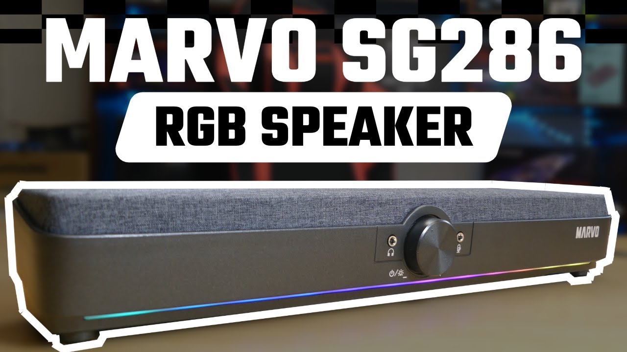 £20 RGB SOUNDBAR!? MARVO SG286 RGB GAMING BLUETOOTH SPEAKER